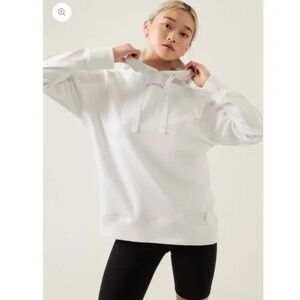 ATHLETA Triumph Logo Hoodie Sweatshirt